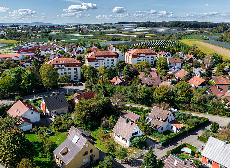 Luftbild Siedlung 18 Immenstaad
