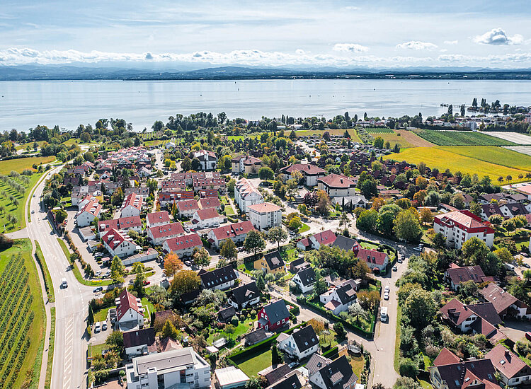 Luftbild Siedlung 18 Immenstaad