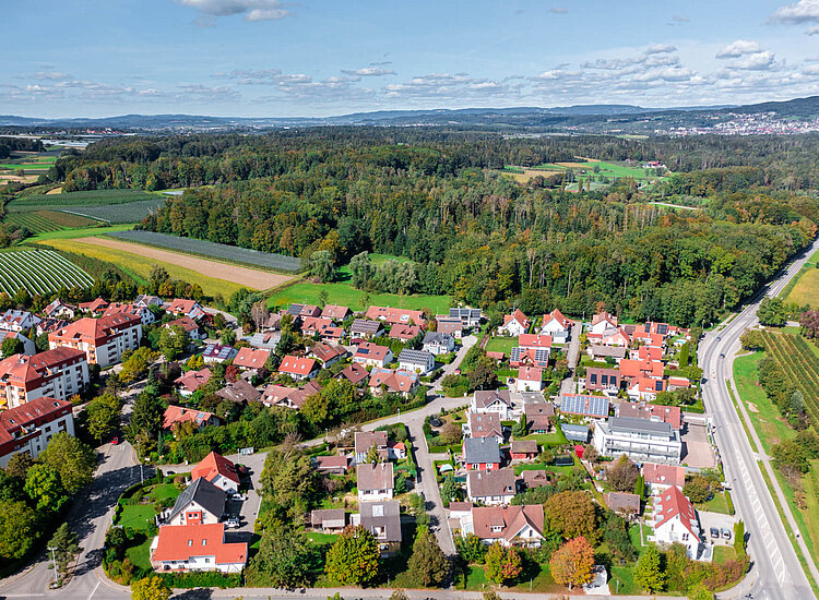 Luftbild Siedlung 18 Immenstaad