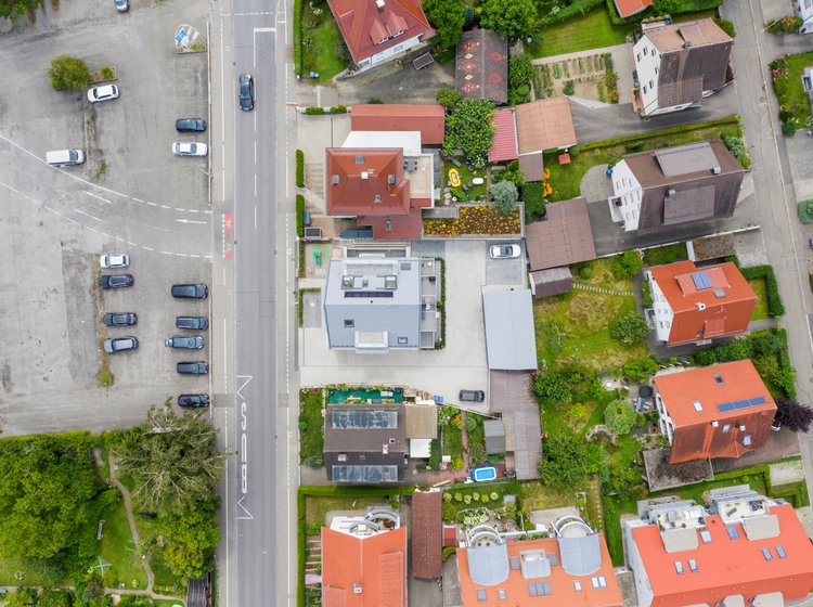 Vogelperspektive Bauprojekt Teuringerstraße Friedrichshafen Vogelperspektive Bauprojekt Teuringerstraße Friedrichshafen