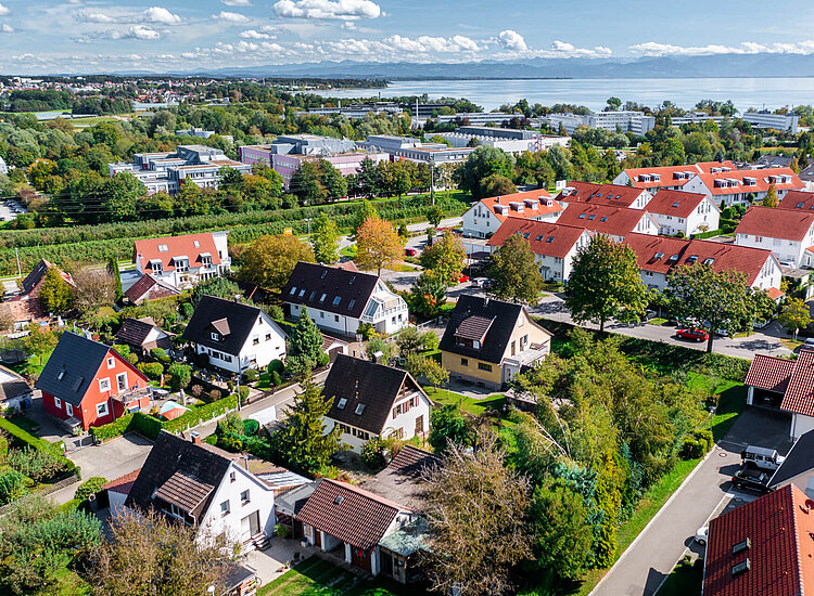 Luftbild Siedlung 18 Immenstaad