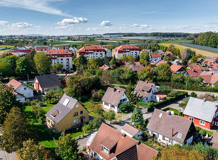 Luftbild Siedlung 18 Immenstaad