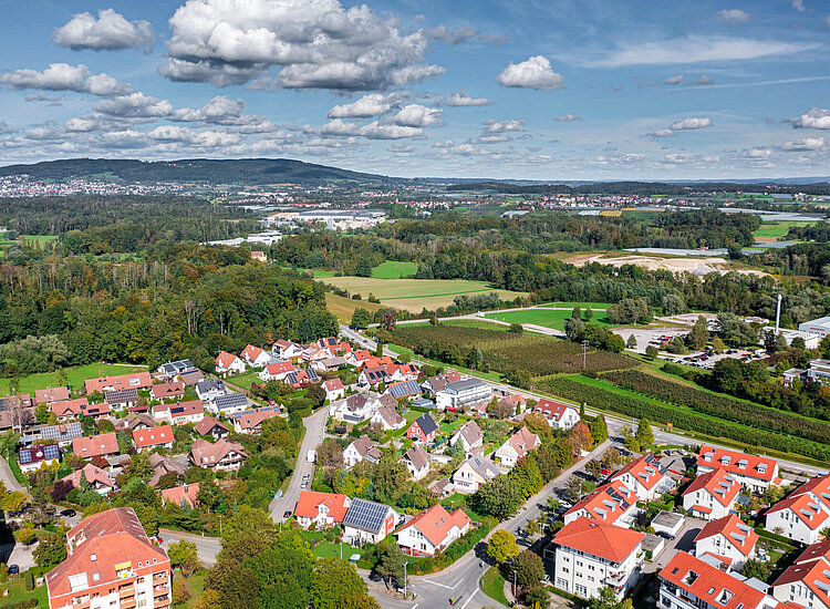 Luftbild Siedlung 18 Immenstaad
