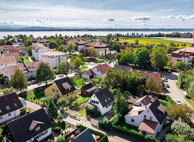 Luftbild Siedlung 18 Immenstaad